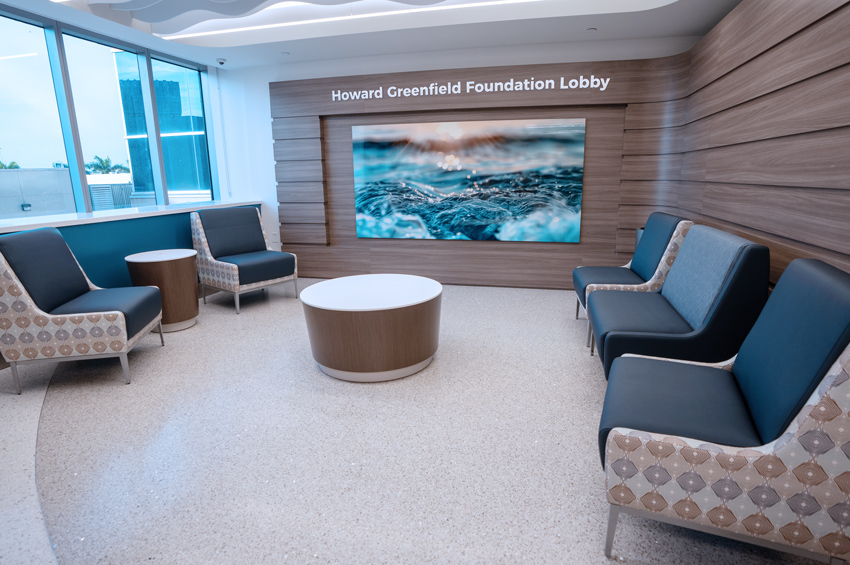 Lobby at Memorial Regional Family Birthplace