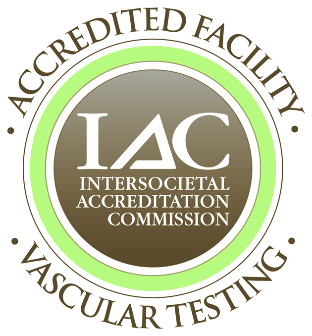 IAC accredited facility vascular testing seal